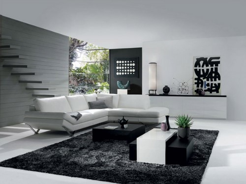 Design de salon moderne - photo d'idées d'intérieur