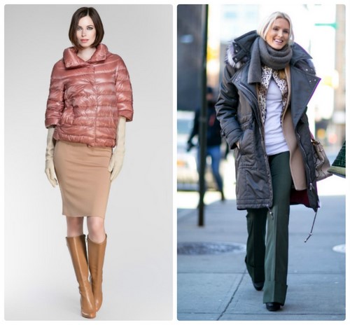 Moda aşağı ceketler 2019-2020 - fotoğraflar, stiller, moda trendleri