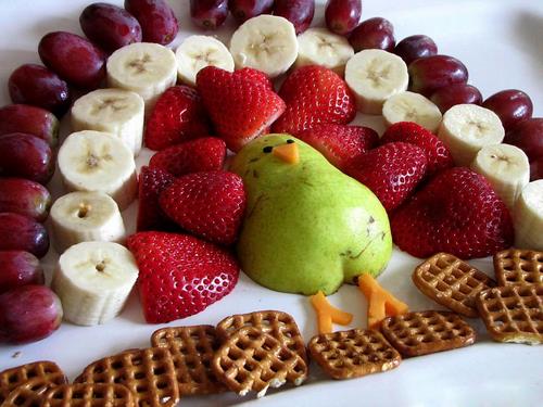 Fruktskiver på festbordet - fantastiske fotoideer