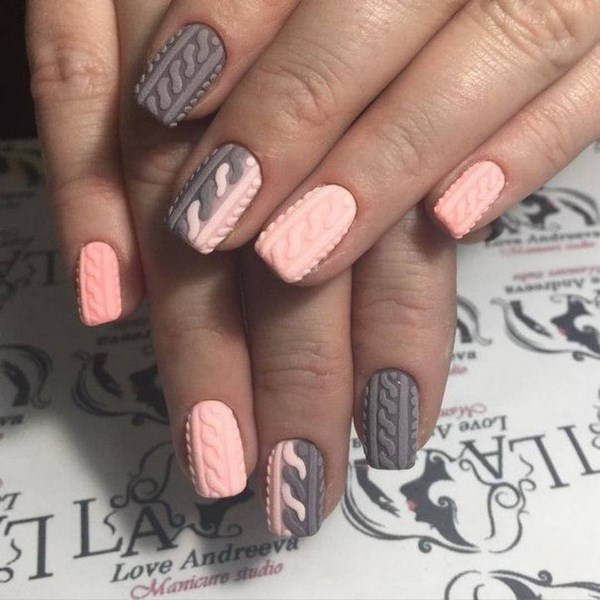 Manicura invierno 2019-2020: nuevos artículos, tendencias - 100 fotos de ideas