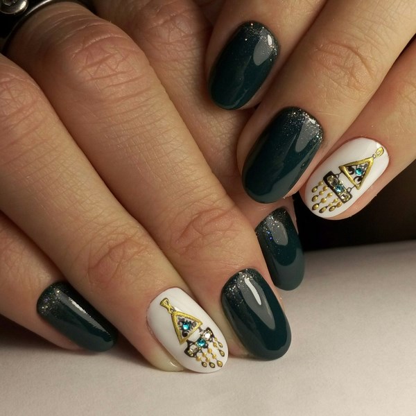 Manicura invierno 2019-2020: nuevos artículos, tendencias - 100 fotos de ideas