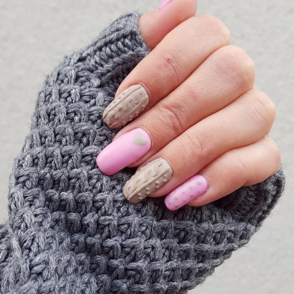 Manicure zima 2019-2020: nowe przedmioty, trendy - 100 zdjęć pomysłów