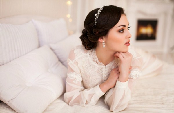 Maquillage de mariage exquis de la mariée: photos, idées, tendances