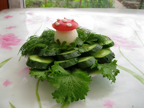 Felie de legume frumoase - idei de design foto