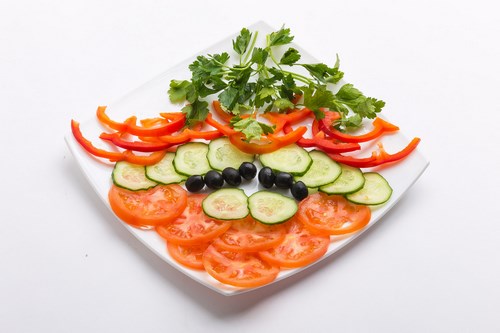 Smuk grøntsagsskæring - idéer til fotodesign