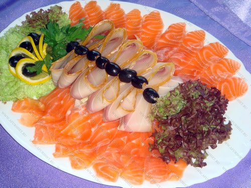 Felie de pește - idei despre cum să aranjați gustările de pește pe masa festivă
