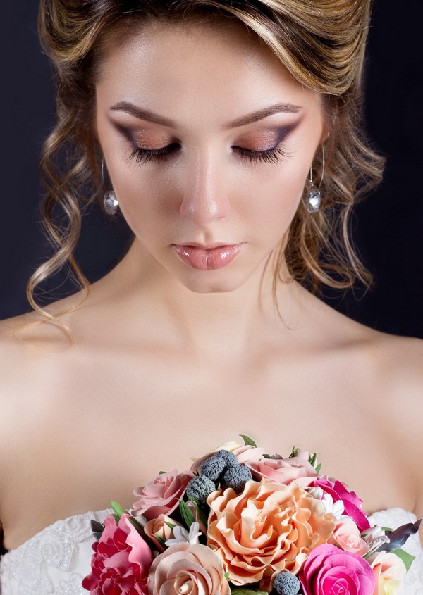 Maquillage de mariage exquis de la mariée: photos, idées, tendances