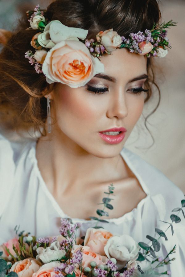 Maquillage de mariage exquis de la mariée: photos, idées, tendances