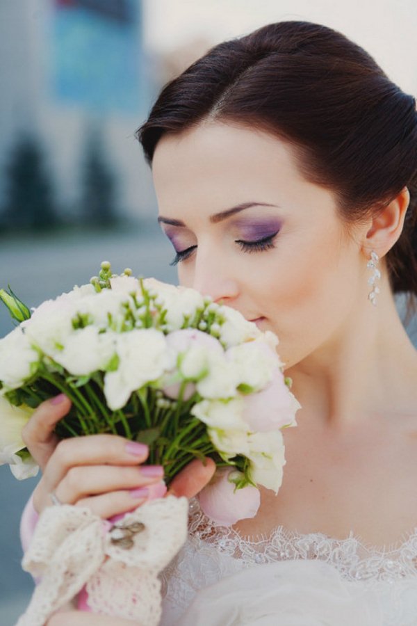 Maquillage de mariage exquis de la mariée: photos, idées, tendances