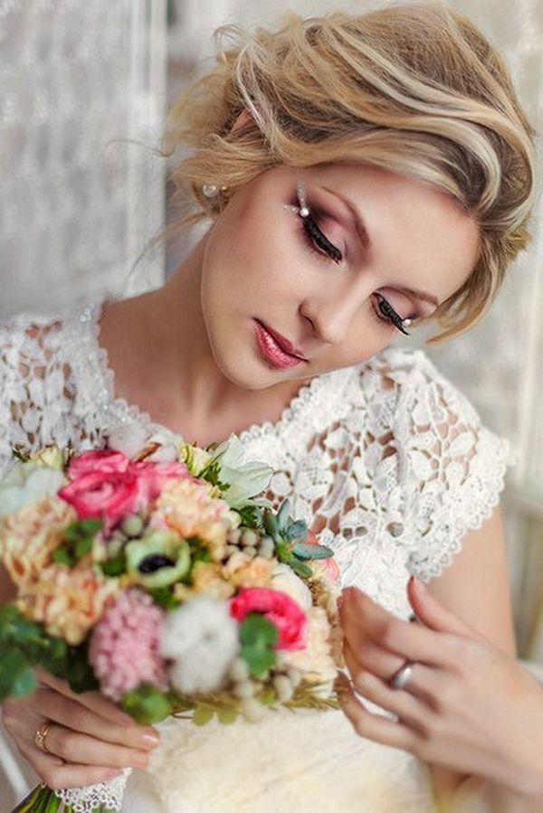 Maquillage de mariage exquis de la mariée: photos, idées, tendances