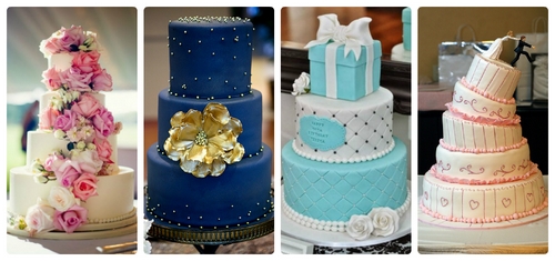Bolos de casamento - idéias da foto que bolo escolher