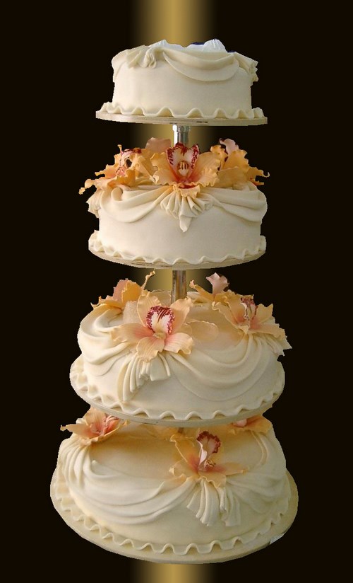 Svadobné torty - fotografické nápady, z ktorých si môžete vybrať