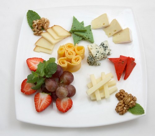 Beautiful and tasty cheese slices - the best design ideas