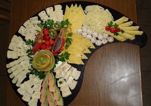 Beautiful and tasty cheese slices - the best design ideas