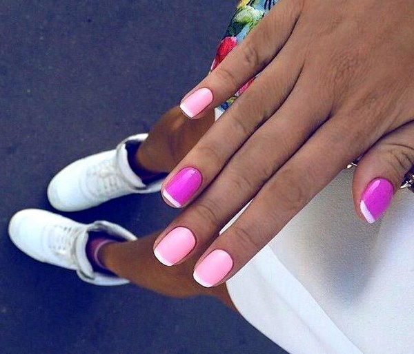Fashionable French manicure 2020-2021: new items, ideas, design - photo