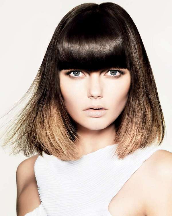 Belles coupes de cheveux pour cheveux mi-longs 2020-2021: types, idées, tendances - photo