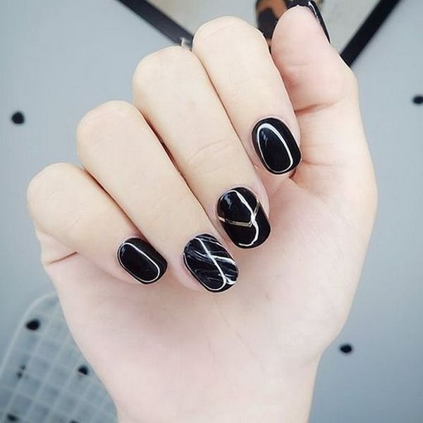 Stylish marble manicure 2020-2021: the best ideas for nail design in the style of marble stone