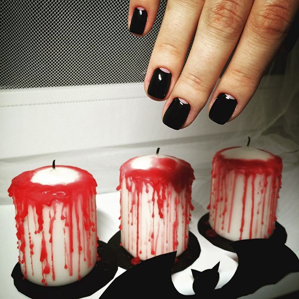 Ongebruikelijke manicure voor Halloween 2019: spectaculaire ideeën voor nagelontwerp op de foto